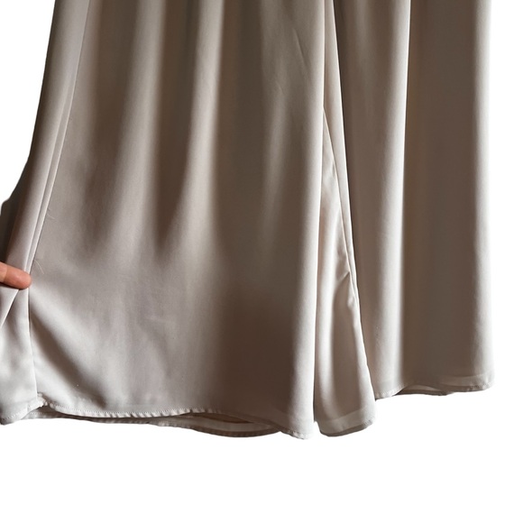 Babaton Luiz culottes in pale yellow high waist size S excellent condition - Picture 5 of 12